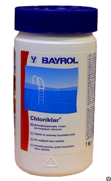 Таблетки против бактерий Хлориклар 1 кг