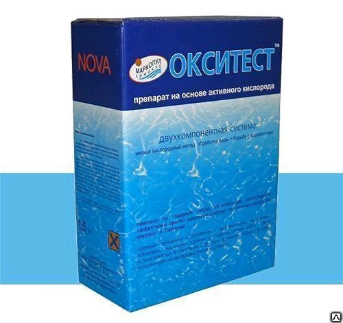 Кислород активный Окситест Нова коробка 1,5 кг