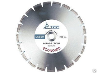 Диск алмазный 300 мм, асфальт/бетон (ТСС, ECONOMIC) 