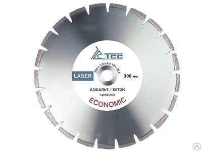 Диск алмазный 300 мм, асфальт/бетон (ТСС, ECONOMIC)