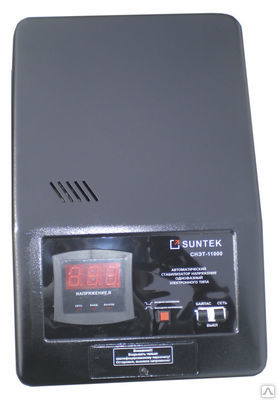 Стабилизатор напряжения релейного типа СНЭТ-12500 (12,5кВт) SUNTEK