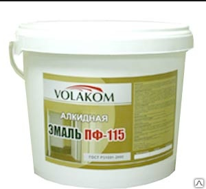 Эмаль ГФ-021 красно-коричневая 14 кг Volakom