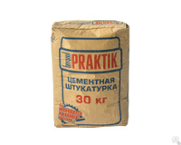 Цементная штукатурка для наружных работ Bergauf Praktik