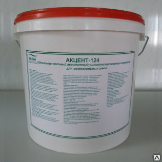 Герметик однокомпонентный пожаробезопасный для наружных работ АКЦЕНТ-124 бе