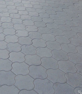 Тротуарная плитка «Рокко» h = 4,5см серый 