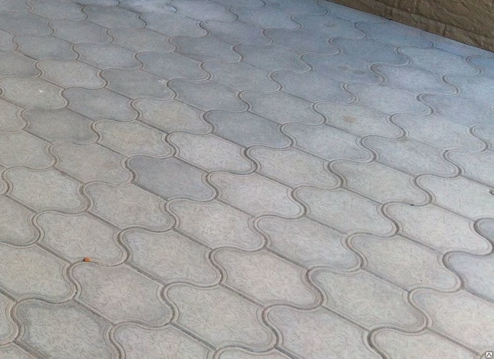 Тротуарная плитка «Рокко» h = 3см серый