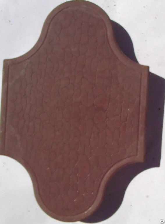 Тротуарная плитка «Рокко» h = 4,5см коричневый
