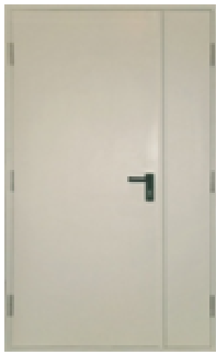 Дверь противопожарная металл. двупольная стандартная (до 2100х1300)