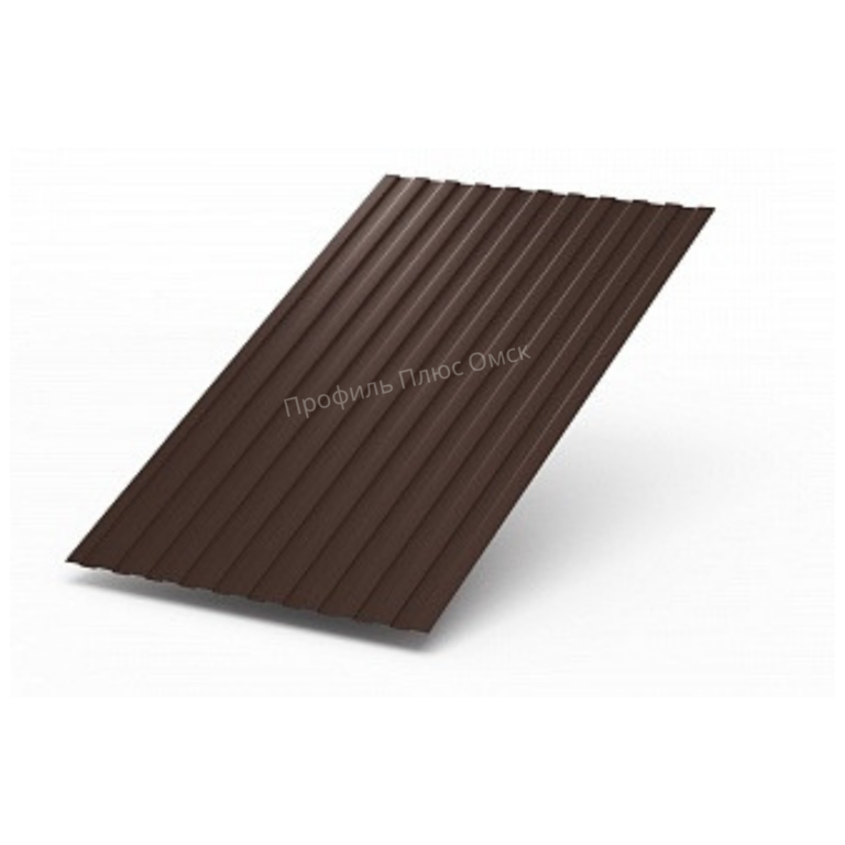 Профнастил С-8x1150 RAL8017 коричневый шоколад