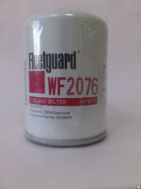 Фильтр охлаждающей жидкости fleetguard wf2076