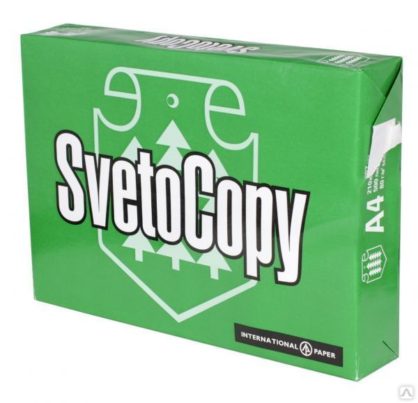 Бумага офисная Svetocopy A4 500 листов, цена в Гомеле от компании Найс ...