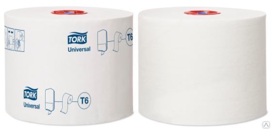 Tork туалетная бумага Mid-size в миди-рулонах 127530. 27штук/уп