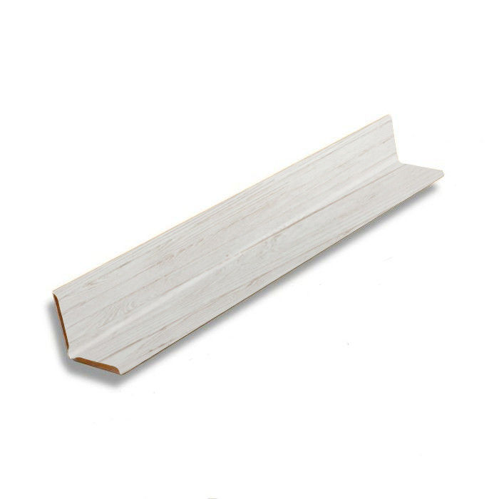 Планка складная мдф (мк) древесина белая "favorit" 2700*22*22*3 мм Мастер и к