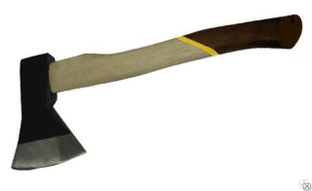Топор премиум кованый с деревяной ручкой 0,6кг Бибер 
