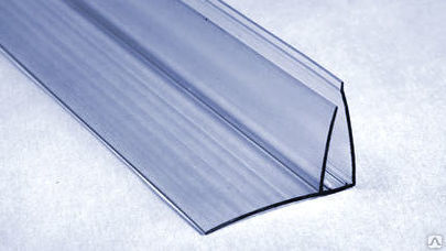 Пристенный профиль для сотового поликарбоната 4-6 мм 8-10 мм 6 м