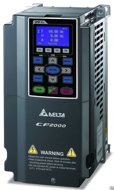 Преобразователь частоты Delta VFD 022CP43B-21 (2,2kW 380V)
