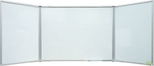 Доска магнитная маркерная, белая школьная трехсекционная 100х300 см.