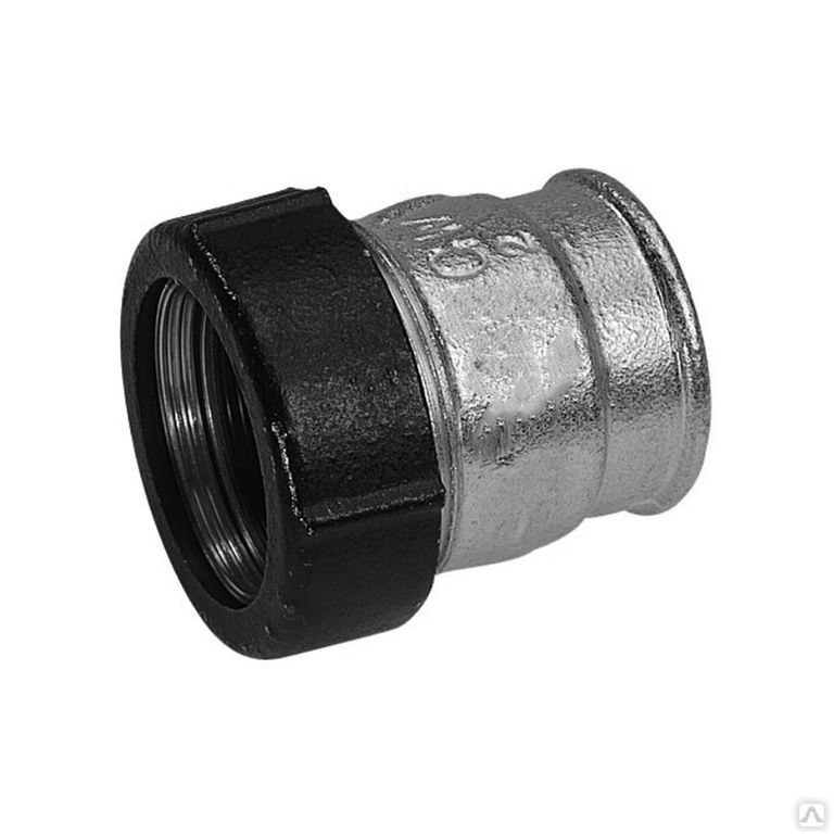 Муфта обжимная ВР 2\" QI Gebo DN50 (наружн. диаметр трубы 59.7-63.6 мм ...