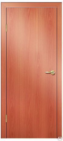 Дверное полотно ДГ-1 21-13 Миланский орех (2 двери+коробка+наличники)