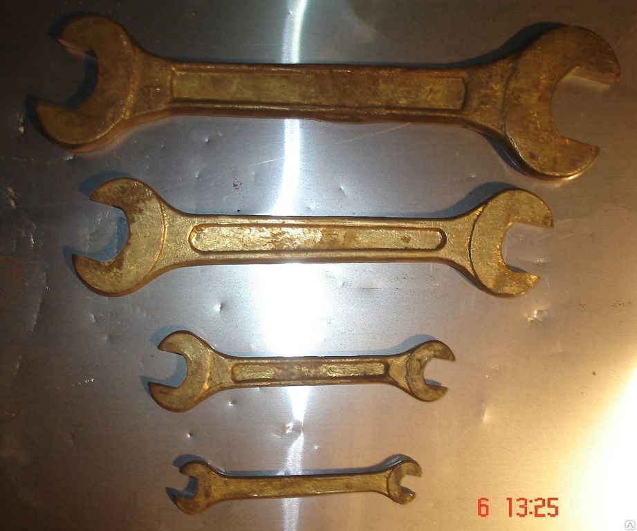 Ключ латунный рожковый, заготовки ключей