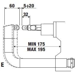 Изогнутое нижнее плечо TECNA 4883 (тип E) для клещей 3323