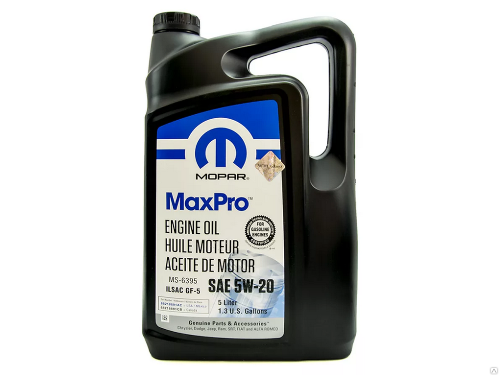 Масло моторное Mopar MaxPro 5W-20 (5 л)