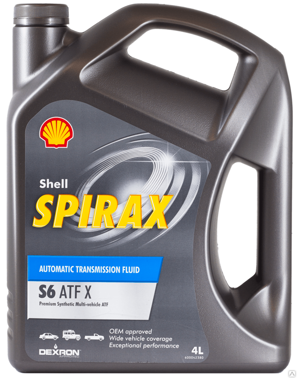Трансмиссионное масло Shell Spirax S6 ATF X (4 л)