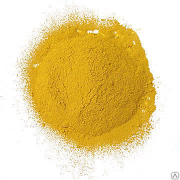 Пигмент для бетона желтый железоокисный