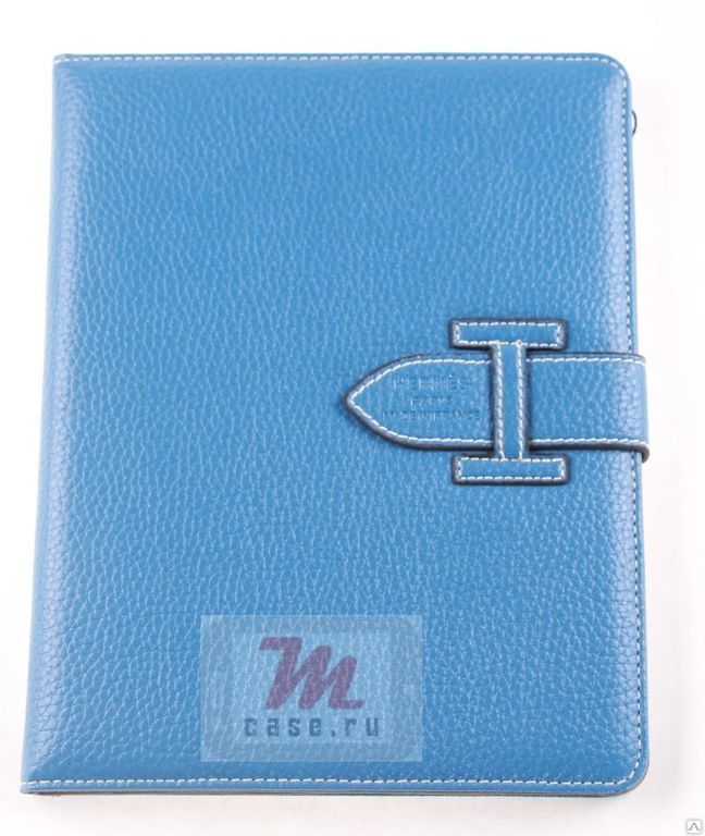 Чехол-портмоне кожаный для Apple iPad 2/3/4 & New iPad синий