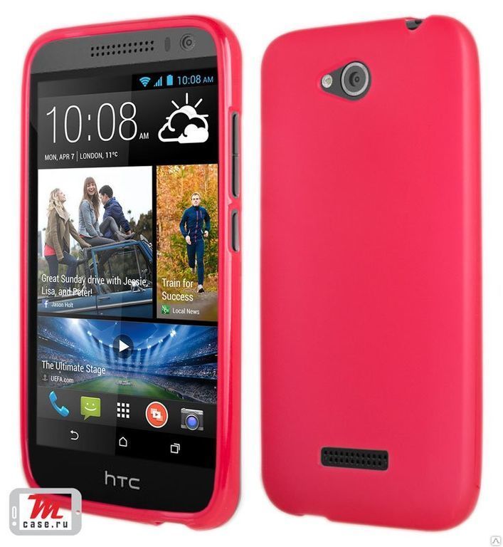 Чехол для HTC Desire 616 Silicon Color Shell