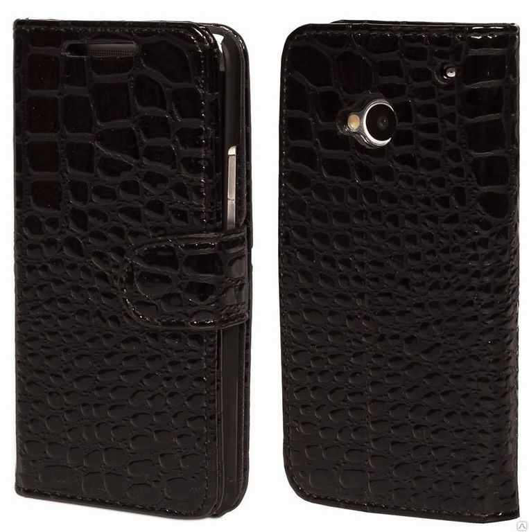 Чехол для HTC One M7 Crocodile Flip Cover