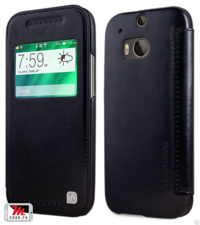 Чехол для HTC One M8 HOCO Leather Case Crystal Series