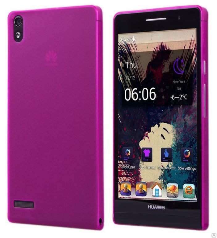 Чехол для Huawei Ascend P6 Lucid Soft Touch Shell