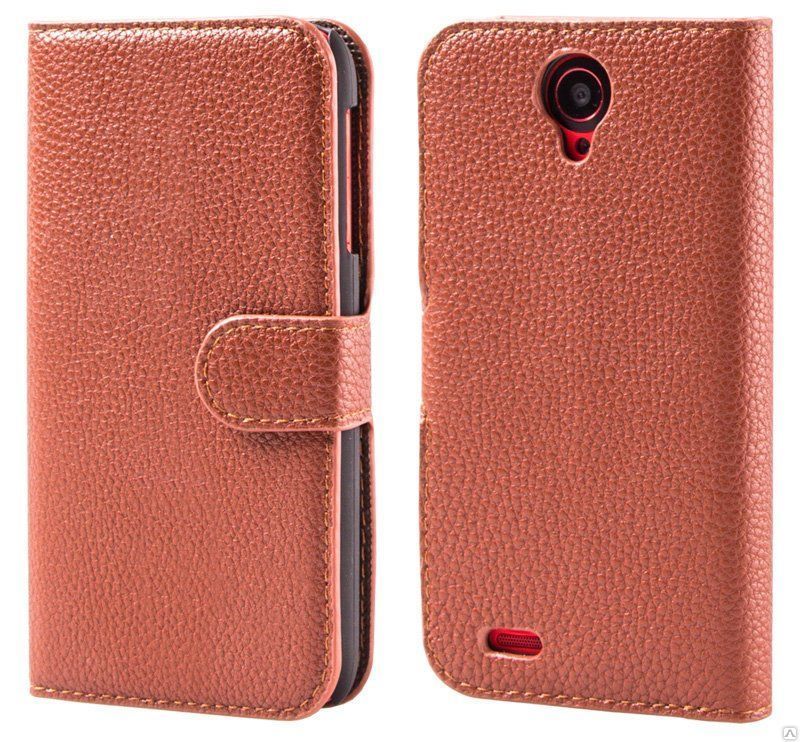 Чехол для Lenovo IdeaPhone S820 Litchi Leather Flip Cover
