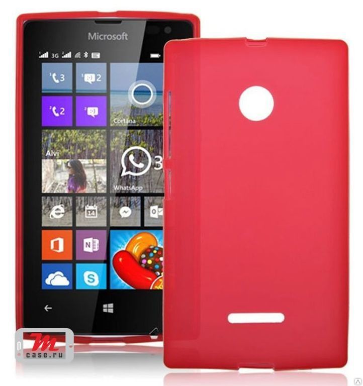 Чехол для Microsoft Lumia 435 Silicon Color Shell