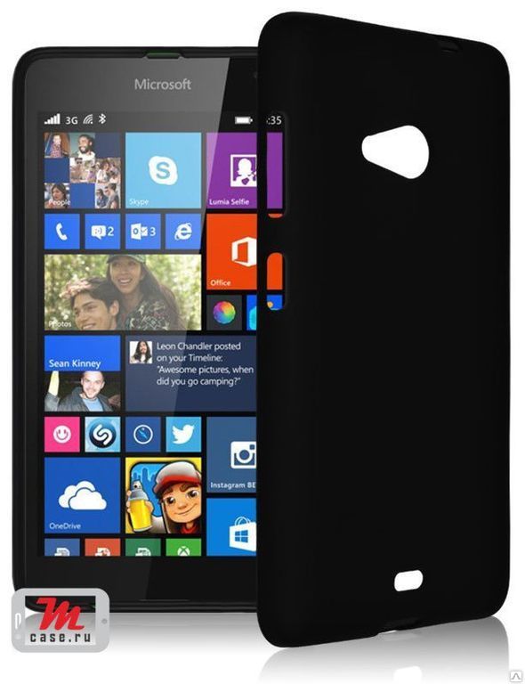 Чехол для Microsoft Lumia 535 Silicon Color Shell
