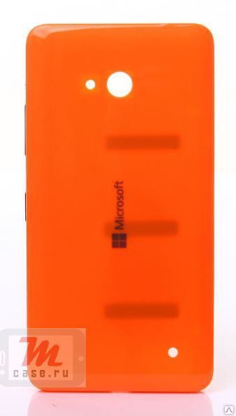 Задняя крышка для Lumia 640 Dual Sim оранжевая