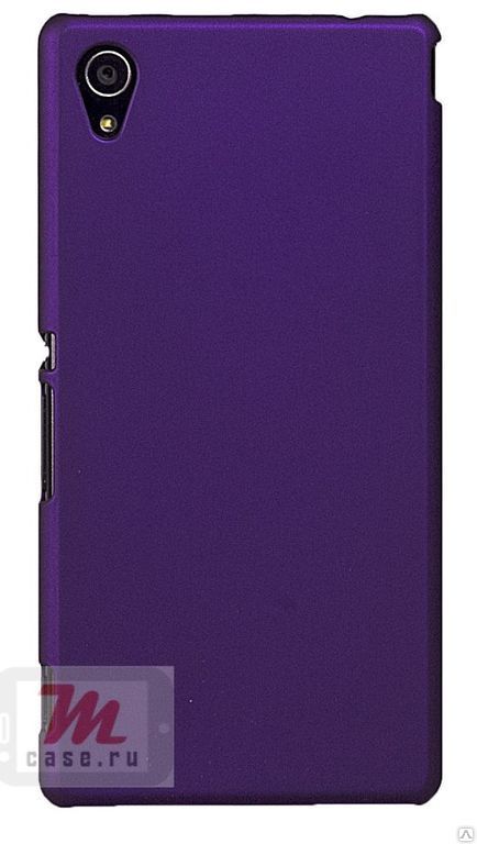 Чехол для Sony Xperia M4 пластиковая накладка Фиолетовая