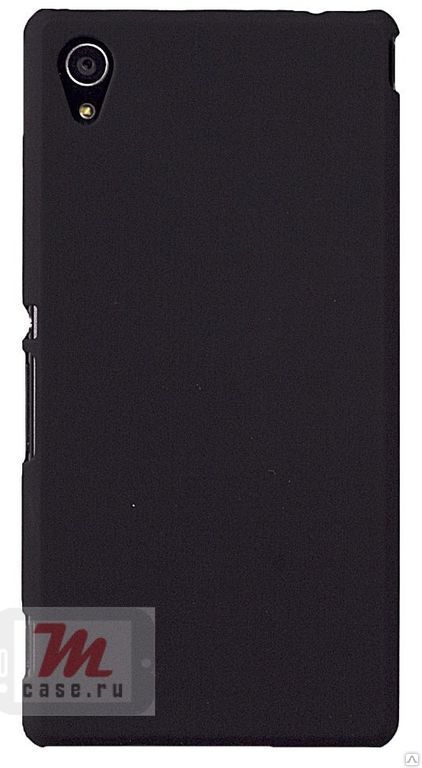 Чехол для Sony Xperia M4 пластиковая накладка Черная