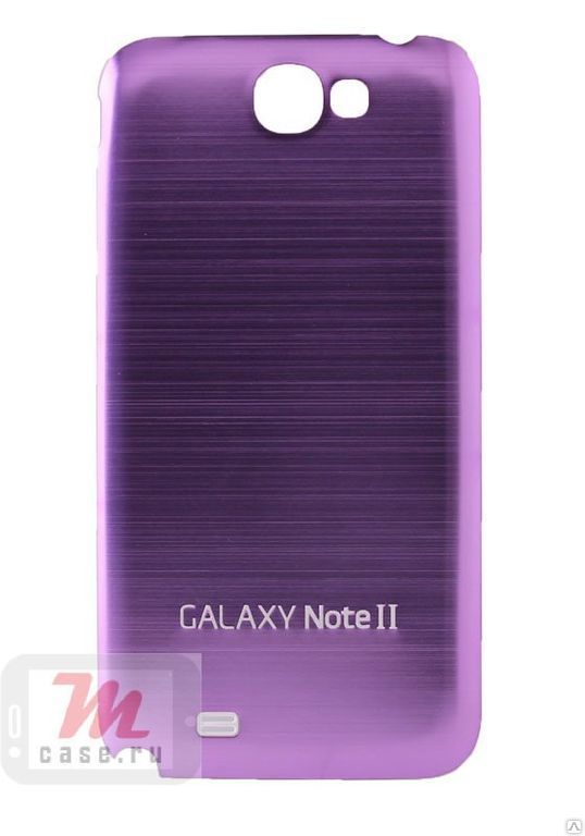 Задняя крышка для Samsung Galaxy Note 2 Metal Back Cover фиолетовый