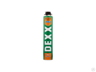 Монтажная пена (полиуретановая) профессиональная Dexx PRO. 