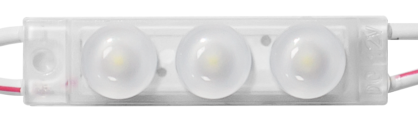 Модуль светодиодный ELF Ultra 3, 3SMD диода 2835, с линзой, 150гр.,12В, IP68, белый