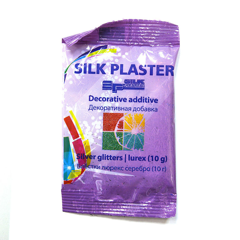 Блёстки люрекс "серебро" (10г) sp Silk plaster