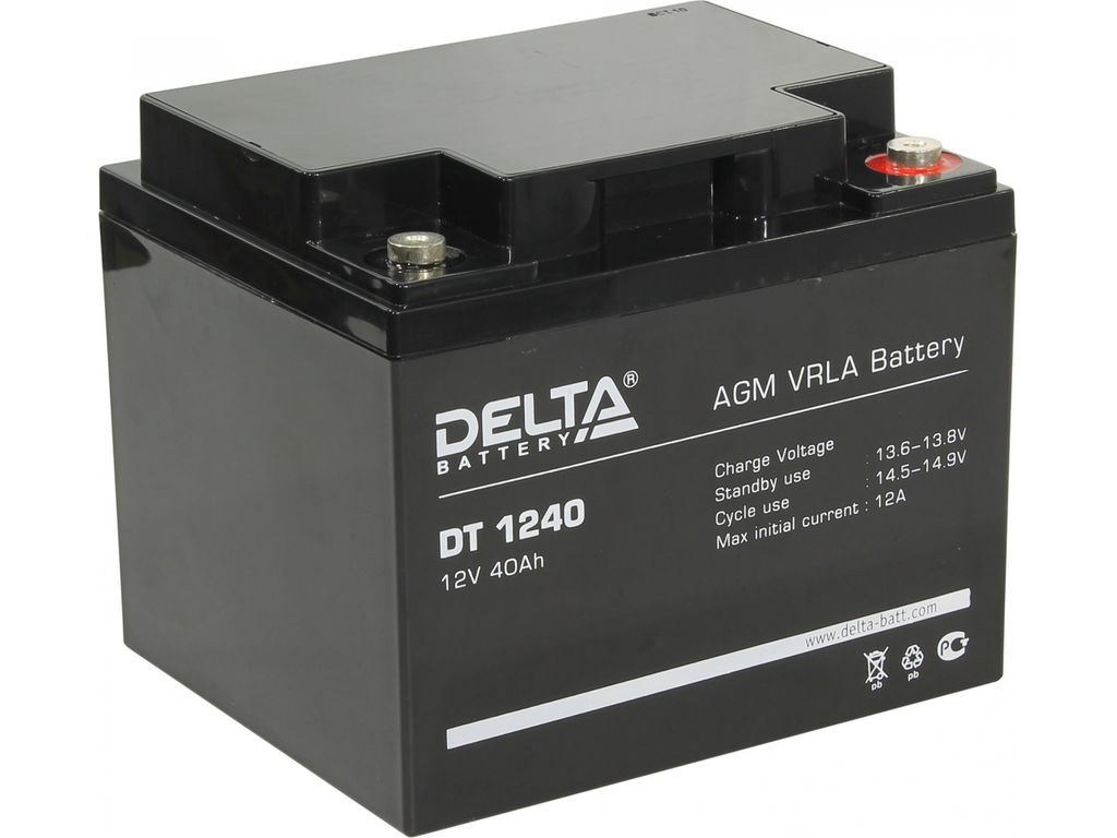 Аккумулятор Delta 12В/40 А/ч