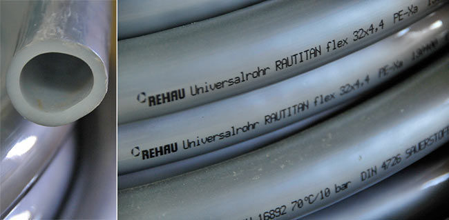 Металлополимерная труба из сшитого полиэтилена RAUTITAN stabil в штангах по 5 м, Rehau