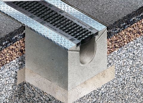 Лоток водоотводный бетонный ЛВБ Optima 150 №18