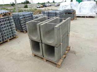 Лоток водоотводный бетонный от 280 до 600 мм 