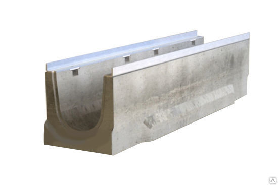 Лоток водоотводный бетонный Optima 150x150