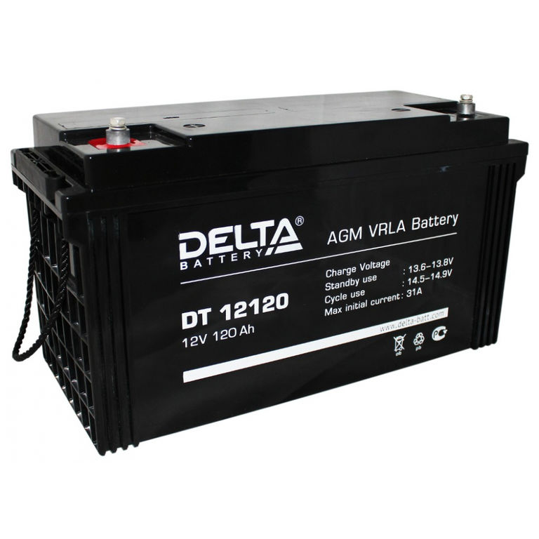 Аккумулятор Delta 12В/120 А/ч