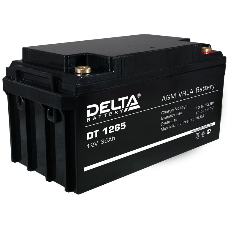 Аккумулятор Delta 12В/65 А/ч